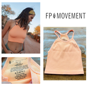 Free people movement HAPPINESS RUNS Crop